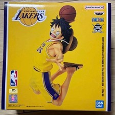 BANDAI ONE PIECE Monkey D. Luffy NBA LOS ANGELES LAKERS Figure One Piece Base JP