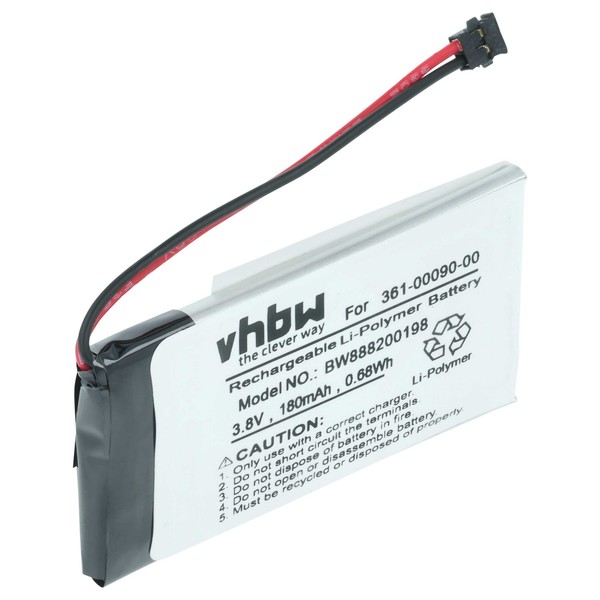 Akku FüR Garmin 361-00090-00 180Mah 3,7V-image