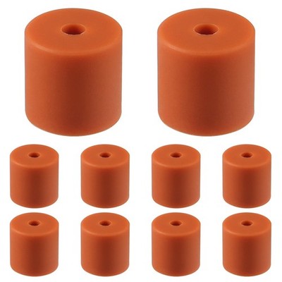 AITIAO 10Pcs 3D Printer Heatbed Silicone Leveling Column 16MM Brown, Brown 