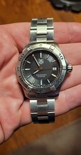 Tag Heuer WAP1110.BA0831 Mens Aquaracer Series Quartz Watch Black Silver 300M 4