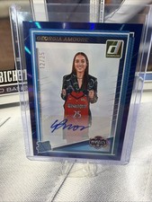 Georgia Amoore Rookie Auto /25 Blue Laser RC 2025 WNBA Donruss #96