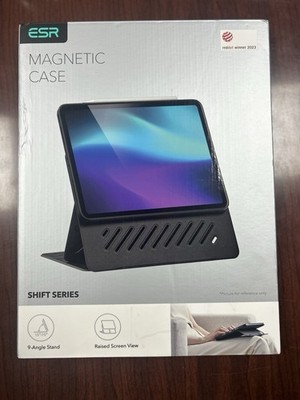 ESR iPad Pro 13'' M4 2024 Rotating Removable Magnetic Cover Shift Series BLUE