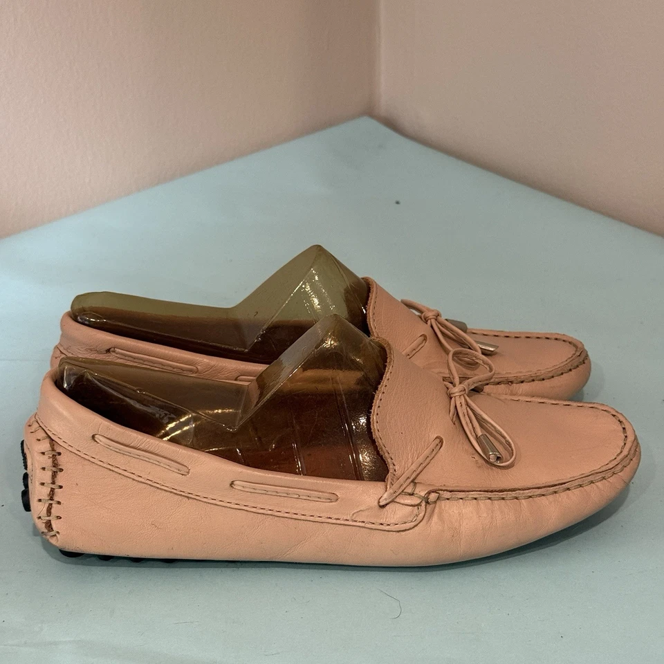 Mocassim de condução Mercanti Fiorentini feminino couro marrom tamanho 9 B - Imagem 4 de 4