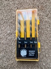 Reverse Action Drills. 4 5 6 And 7mm New