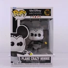 G1 Funko Pop Disney PLANE CRAZY MINNIE Mouse Vinyl Figure 1108