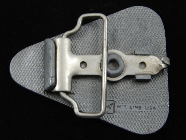 RD17161 VINTAGE AÑOS 70 **ELIGE 88,5 FM PARA BLUEGRASS** HEBILLA DE CINTURÓN DE ESTACIÓN DE RADIO Foto 2 de 2