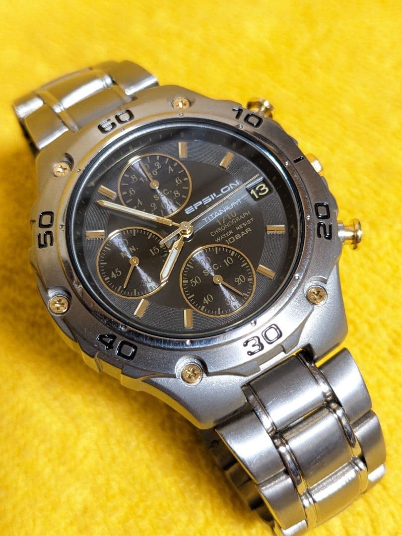 Design 7020 Stylish Epsilon SEIKO ALBA V657 Replaced Watch Quartz Battery - vintagewatches.pk