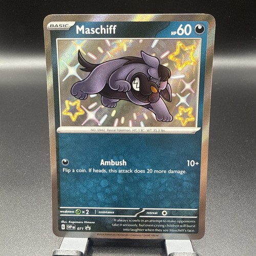 Maschiff 071 Scarlet & Violet Black Star Promo Holo Pokemon Card NM