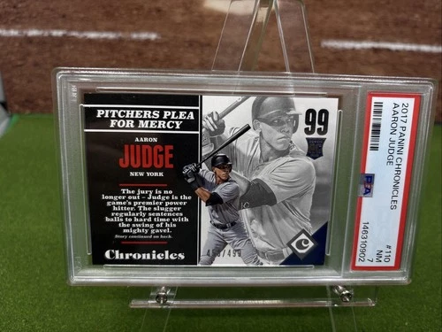 2017 Panini Chronicles - Rookies #110 Aaron Judge /499  (RC) PSA 7 POP 4