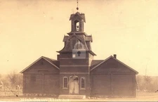 High School, Flint IN Indiana RPPC Photo Postcard COPY