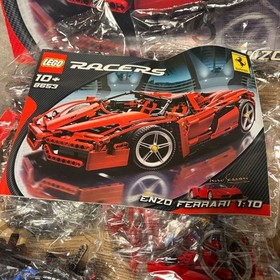 LEGO Racers Enzo Ferrari 1:10 8653 In 2005 New Retired Sealed Inner Bags
