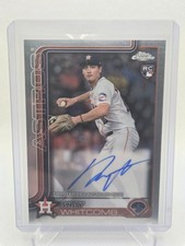 2025 Topps Chrome Shay Whitcomb Rookie Auto RC #RA-SW Astros