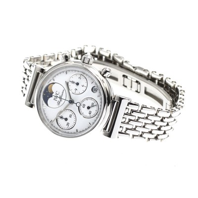 IWC SCHAFFHAUSEN Da Vinci IW373606 Chronograph Date Quartz Ladies  