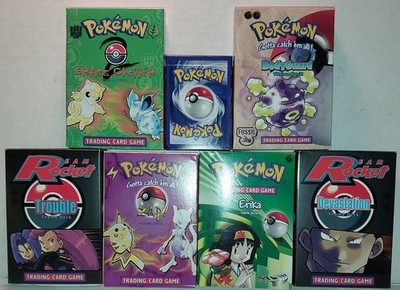 POKEMON Trading Card Game Deck EMPTY BOX LOT of 7 NM - BOXES ONLY NO CARDS  $6Sh
