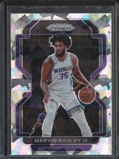 2021-22 Panini Prizm - Marvin Bagley III #136 Silver Cracked Ice Prizm - Kings