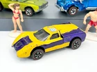 Vintage Hot Wheels Redline 1968 Purple Ford J Car US - TAN Int, SWEET KID PAINT!