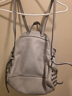 Michael Kors Pebbled grey Leather Studded Backpack MICHAEL KORS Backpack Grey Studded pebble leather USED | eBay main image 4