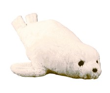 Wishpets Plush Eco Friendly Elaine the Cream Seal Stuffed Animal 22 - 05041