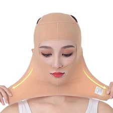 Reusable V Line Face Slimming Double Chin Reducer Mask Lifting Belt Anti-Wrinkle