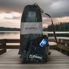 Oceanic Diving Bundle Viper Fins - Venture Boots - Snorkel - Mesh Carry Bags