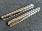 VW Golf mk2 Deutche Post Trunk Trim pair Stainless steel OEM rare