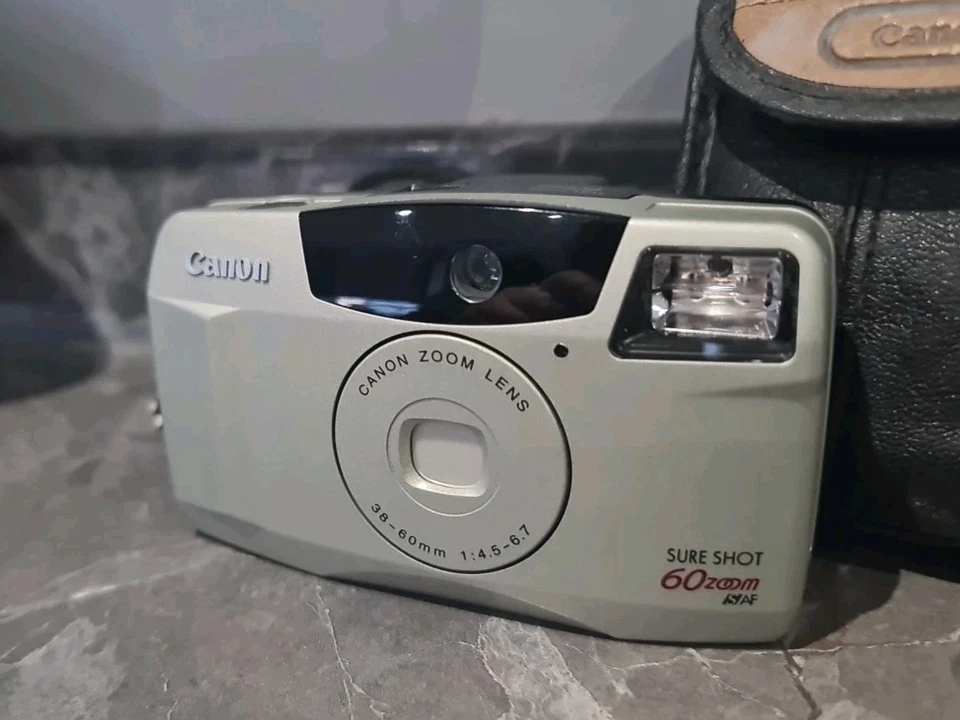 Canon Sure Shot 60 Zoom Film Camera 35mm Compact Point and Shoot Tested VGC - Image 2 of 4