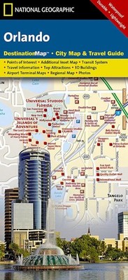 Orlando Map: City Destination Maps by Nat Geo Maps (English) Folded Book