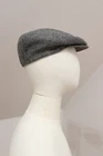 Brunello Cucinelli Luxury Men's Grey Wool Flat Cap Made in Italy