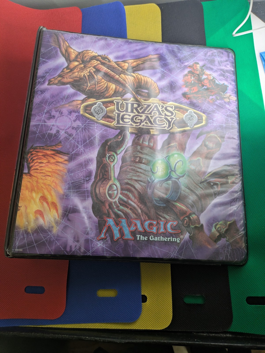 【中古品】ウルトラプロ MTG用カードアルバム レザー調 計10冊 Urza's Legacy Binder - Magic the Gathering - Ultra Pro 3 Ring