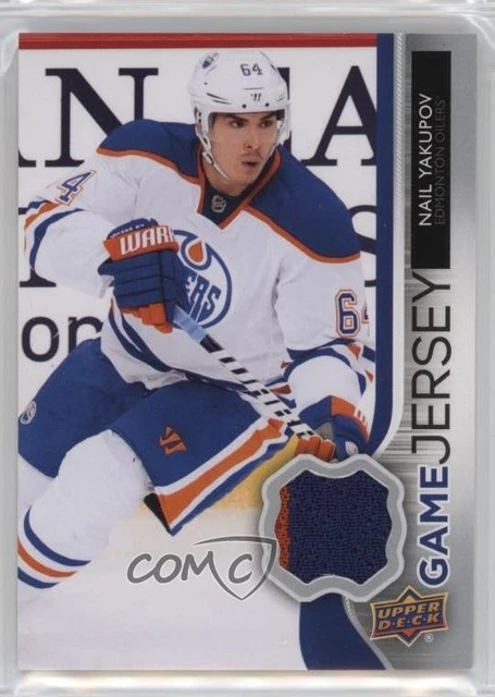 2014-15 Upper Deck UD Game Jerseys Nail Yakupov #GJ-NY
