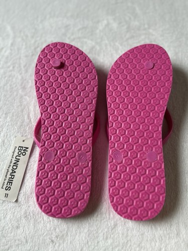 No Boundaries Pink Women's Travel Beach Pool Flip-flop Sandals Size 11 NWT - Picture 2 of 14