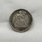 1873-S Seated Liberty Half Dime H10C Semi Key Silver San Francisco Mint Coin