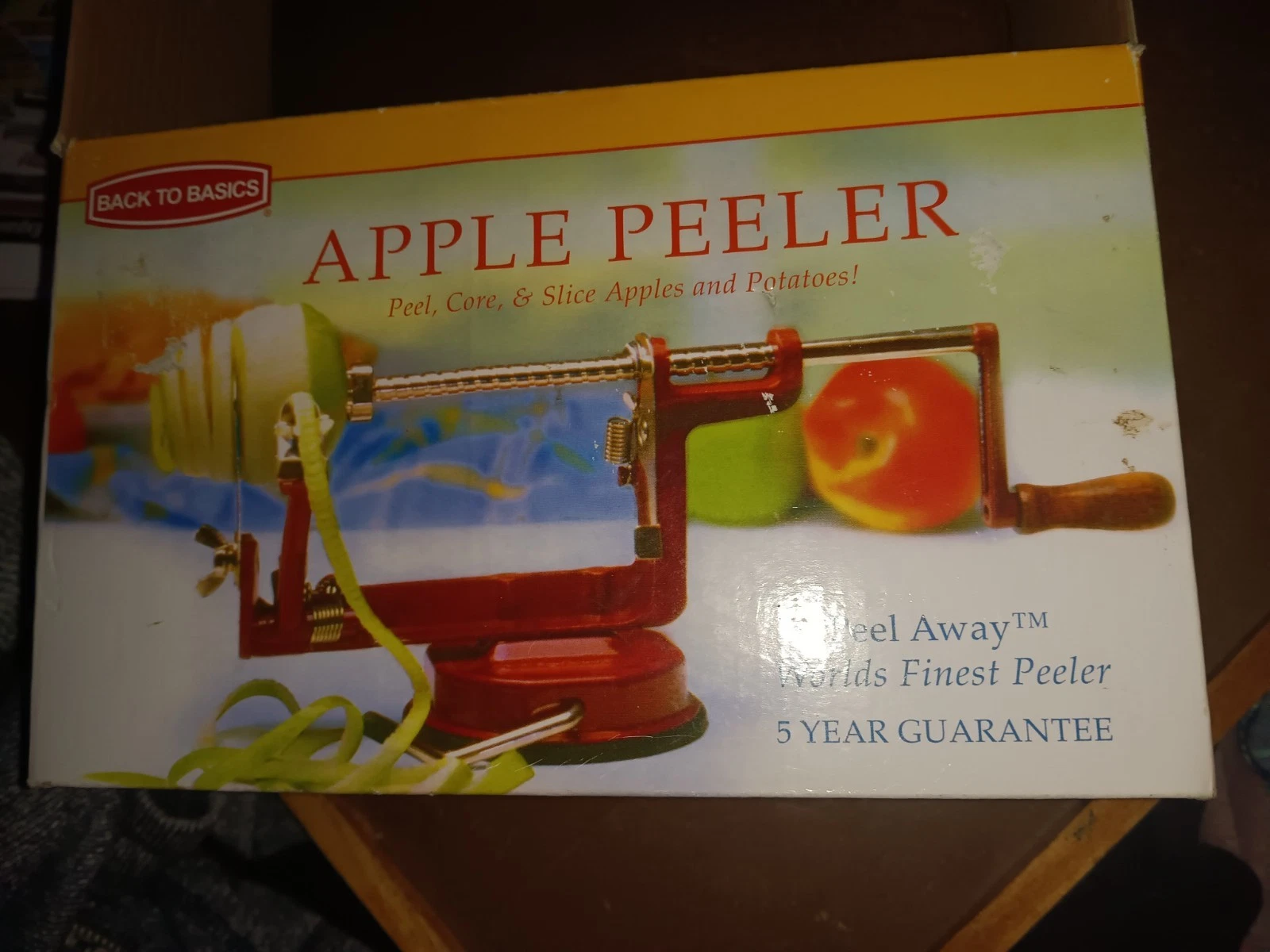 back to basics apple peeler