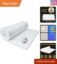 Versatile 60”x24”x1” Ceramic Fiber Blanket - Fireproof Insulation Solution