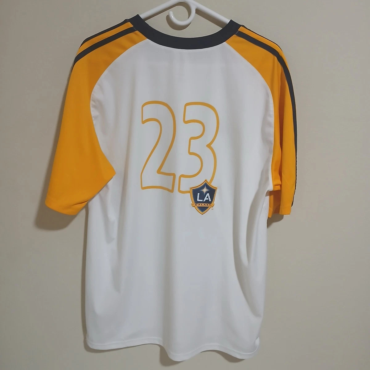 David Beckham LA Galaxy White MLS Fan Apparel & Souvenirs for sale
