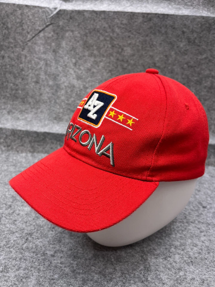 Gorra Arizona Blackhawk Joy con correa trasera adulto roja 100 % acrílico al aire libre Foto 4 de 4
