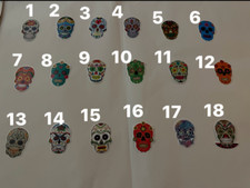 Sugar Skull Vinyl Sticker Day of The Dead Decal Sticker USA Seller Free ship