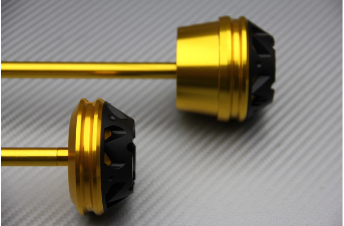 Protège fourche or pour moto YAMAHA MT07 2021-2023 - 2