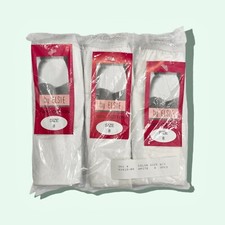 Vintage Elsie Panties Pack of 3 White Size 8 Brief Style Panty 100 Cotton NEW