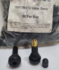 Lot of 500 Car Auto TR 413 Short Tubeless Snap-In Tyre Tire Valve Stems Black