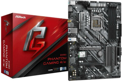 Z490 Phantom Gaming 4/ac Motherboard + 16GB DDR4 RAM