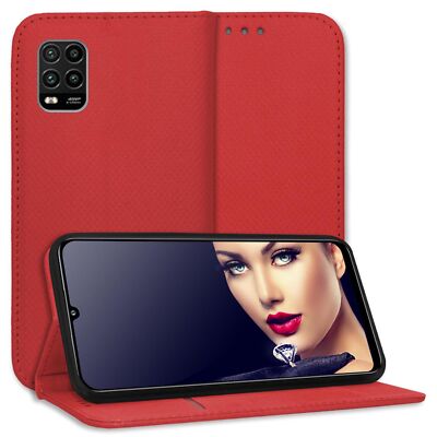 Schutzhülle Bookstyle für Xiaomi Mi Note 10 Lite (6.47'') (rot) Tasche Case
