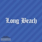 Long Beach California Old English Vinyl Decal Sticker