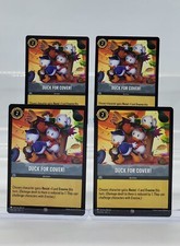 Disney Lorcana Duck for Cover 198/204 Shimmering Skies 4 Cards