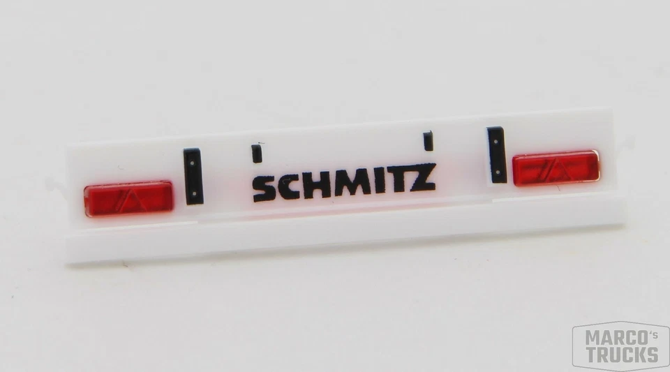 Herpa Heckstoßstangen "Schmitz" weiß 1 Stück für EuroAuflieger 692513 /HS171