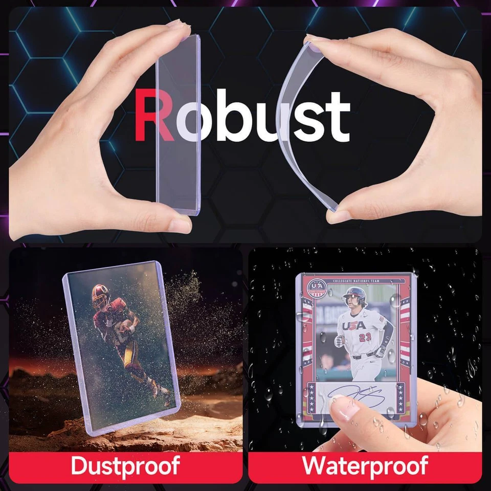 normale 35pt 3"x4" Toplader und kostenlose Hüllen 100/200/500/1000/2000ct  - Bild 3 von 4