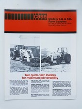 CASE 74L & 56L LOADER FOR 90 & 94 SERIES TRACTOR SALES BROCHURE 
