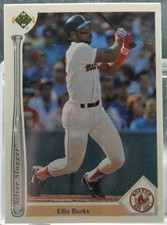 Ellis Burks (Red Sox) - 1991 Upper Deck Silver Slugger #SS10