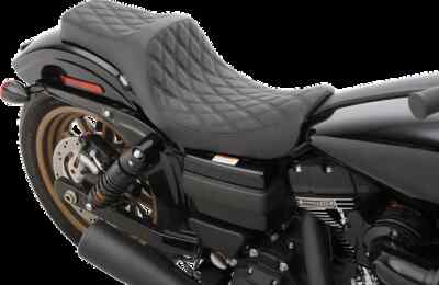 DS Double Diamond Stitch Predator III 2 Up Seat for Dyna Wide