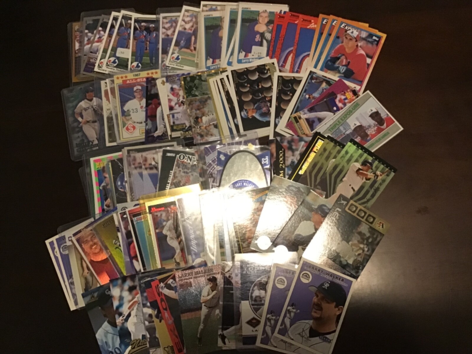 LARRY WALKER Oddball Insert & Regular issue EXPOS ROCKIES Baseball YOU CHOOSE